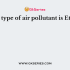 Which of these is a natural contaminant of air?