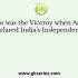 What is the correct order of happenings of the following three events in the British rule in India?