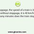A train is 31m long. It passes a platform which is 175 m long. What is the distance covered by the train in passing the platform?
