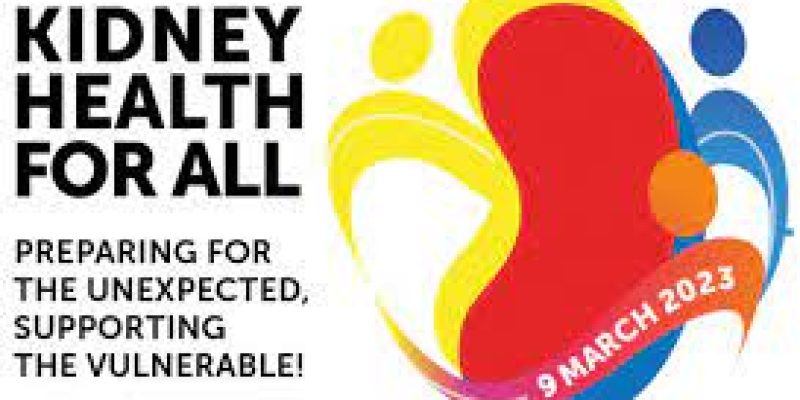 World Kidney Day 2023 observed on 9th March