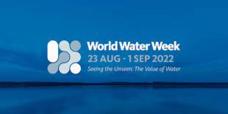 World Water Week 2022: 23 August to 1 September