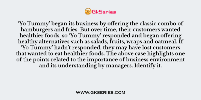‘Yo Tummy’ began its business by offering the classic combo of hamburgers and fries