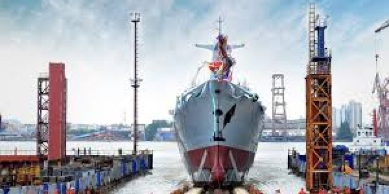 China launched advanced warship for Pakistan Navy