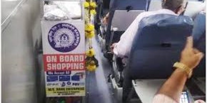 Onboard shopping launched by Indian Railways