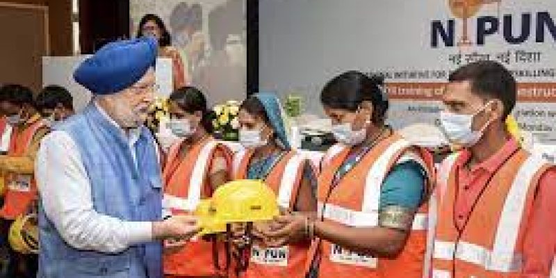 Union Minister Hardeep Singh Puri launches NIPUN for Promoting Upskilling of Nirman workers