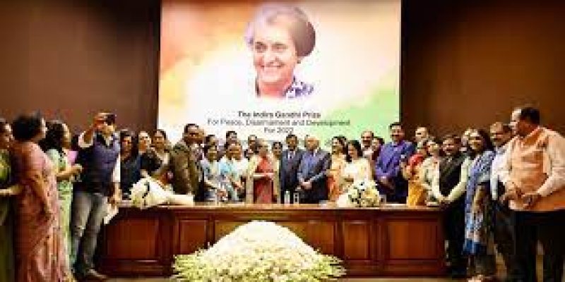 Indira Gandhi Peace Prize for 2022 Presented to COVID-19 Warriors