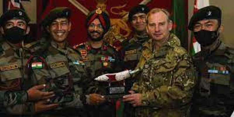 Indian Army team wins gold medal in the Exercise Cambrian Patrol 2021