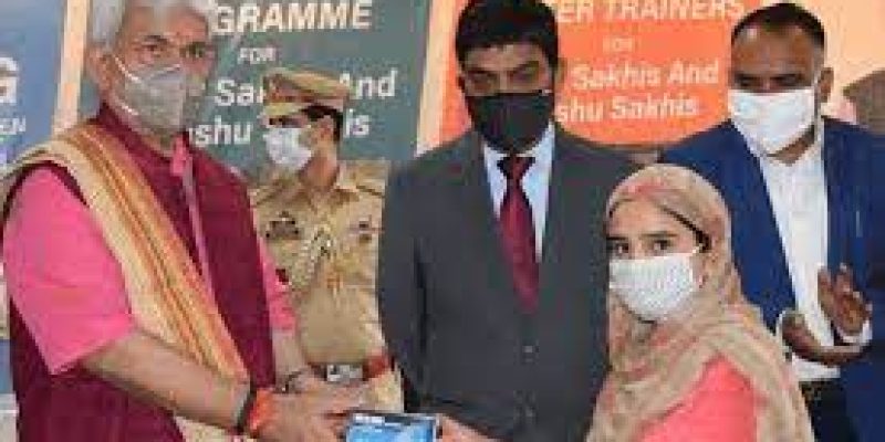 Jammu and Kashmir Lieutenant Governor Manoj Sinha launches Mission ‘One Gram Panchayat-One DIGI-Pay Sakhi’