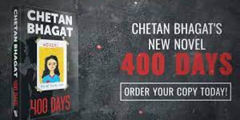 Chetan Bhagat releases cover of his upcoming book ‘400 Days’