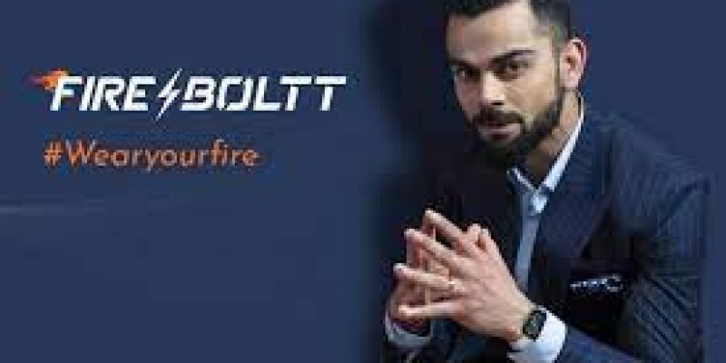 Virat Kohli appointed as new Brand Ambassador of Indian wearable brand Fire-Boltt