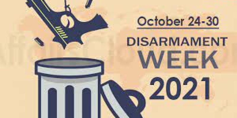 Disarmament Week 2021: October 24 to 30