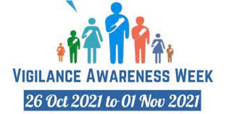 Vigilance Awareness Week 2021: October 26 to November 01