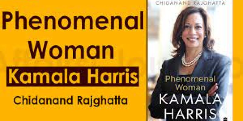 The biography titled “Kamala Harris: Phenomenal Woman” written by Chidanand Rajghatta