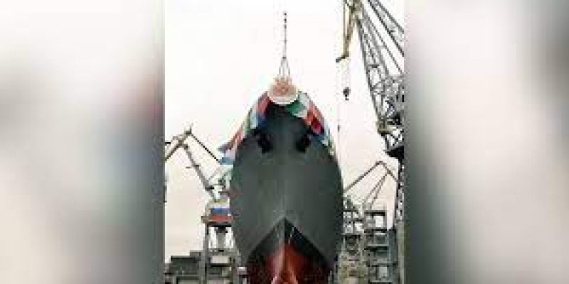 Indian Navy stealth frigate Tushil launched in Kaliningrad, Russia