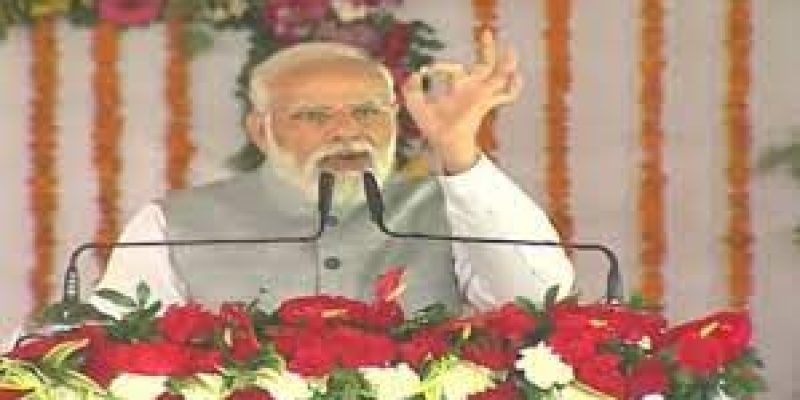 Prime Minister Narendra Modi inaugurates Purvanchal Expressway at KarwalKheri in Sultanpur district of Uttar Pradesh