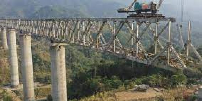 Indian Railways Constructing World’s Tallest Pier Bridge in Manipur