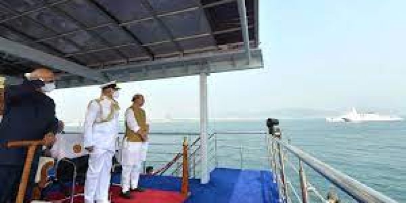 President Ram Nath Kovind reviews Naval Fleet at Visakhapatnam