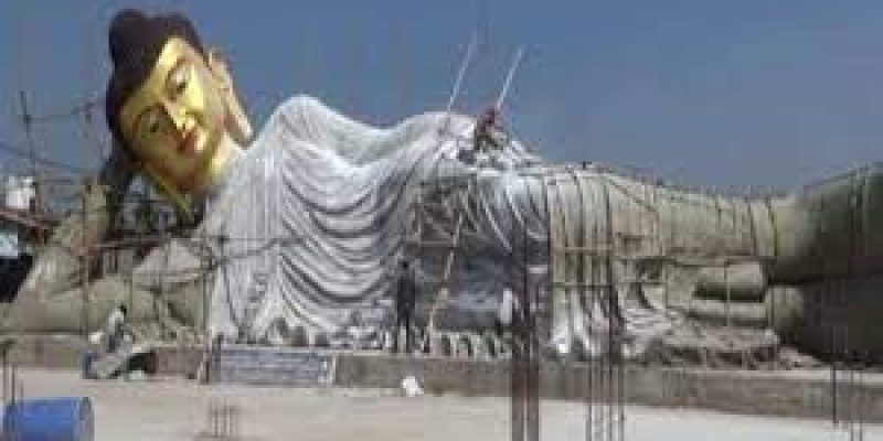 India’s largest reclining statue of Lord Buddha being built at Bodh Gaya