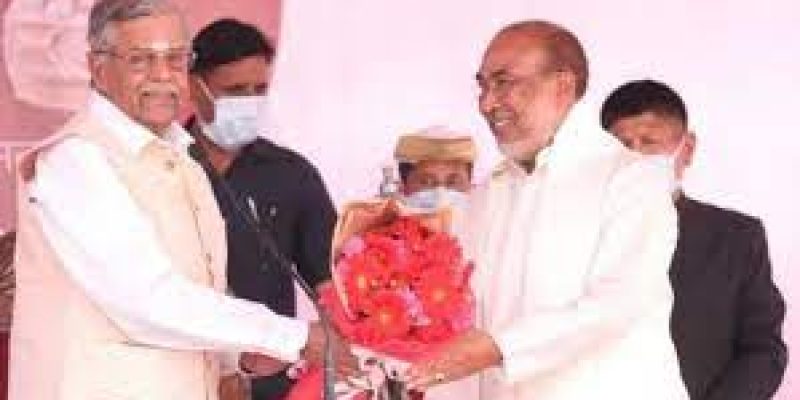 N Biren Singh takes oath as Chief Minister of Manipur for a second five-year term