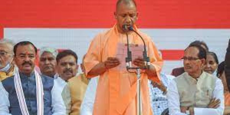 Yogi Adityanath sworn-in as UP CM for second time