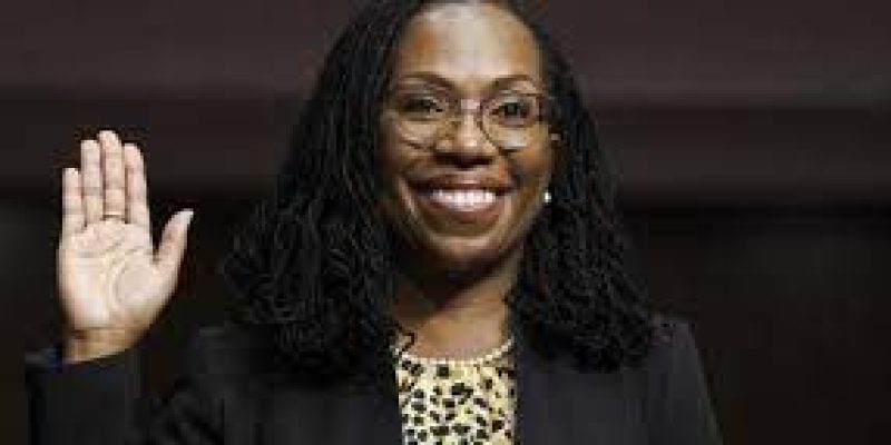 Ketanji Brown Jackson as the first black woman US Supreme Court Judge