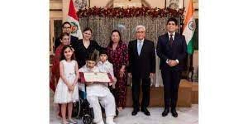 Ardeshir B K Dubash receives highest diplomatic award by Peru