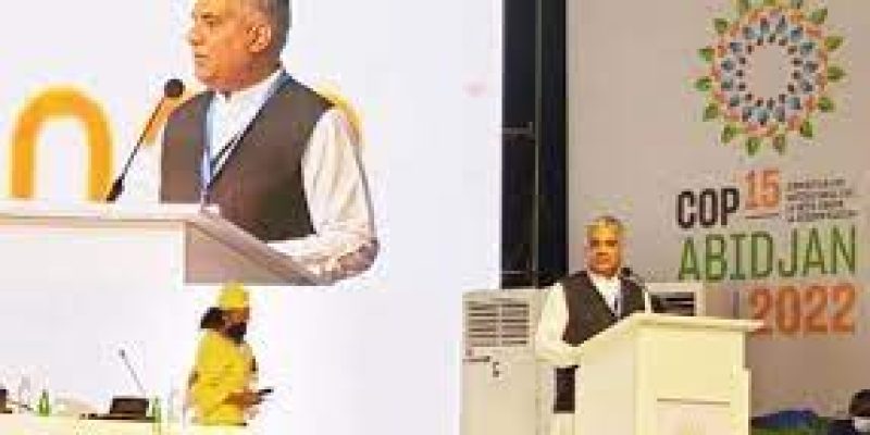 COP15 Session on combating desertification: Bhupender Yadav led the Indian delegation