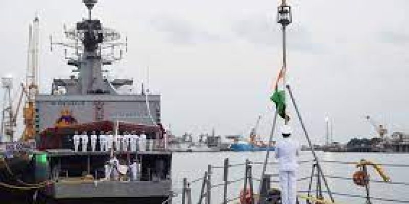INS Gomati decommissioned at Naval Dockyard in Mumbai