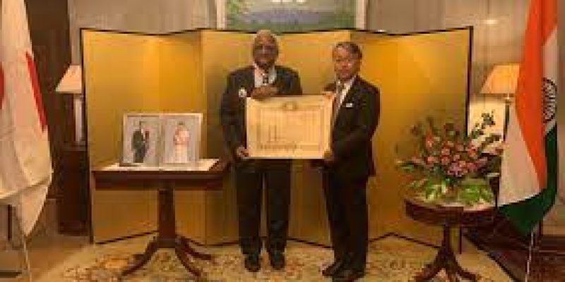 Vice Chairman of Sanmar Group received ‘Order of the Rising Sun’ award