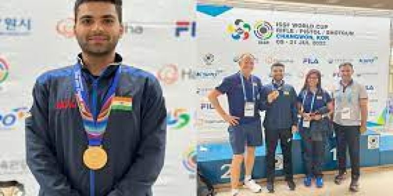 India’s Arjun Babuta wins first gold medal at ISSF World Cup in South Korea