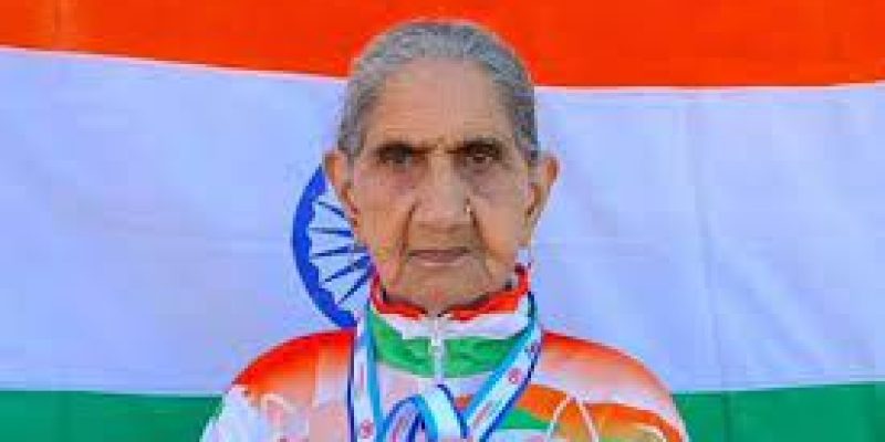 Bhagwani Devi from India wins gold medal in 100m sprint in Finland