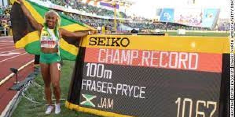 Shelly-Ann Fraser-Pryce wins 5th World 100m Title in Eugene, Oregon
