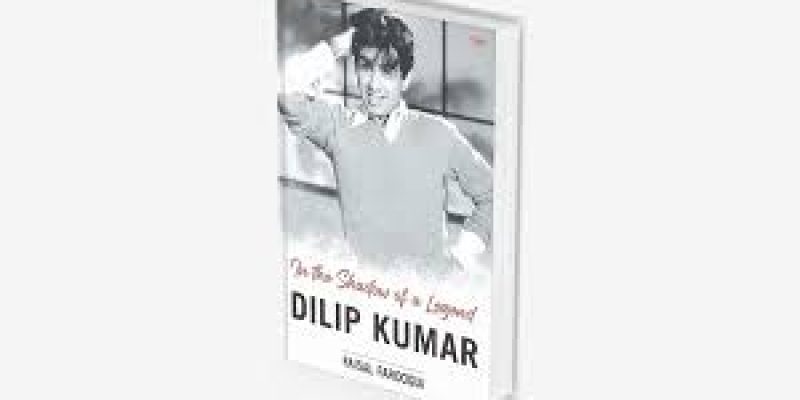 A book titled “Dilip Kumar: In the Shadow of a Legend” by Faisal Farooqui