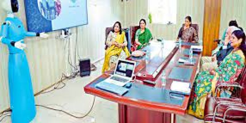 India’s first teaching robot, introduced by Indus International School&nbsp;