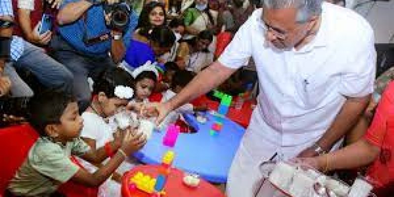 Kerala CM launched eggs and milk scheme for Anganwadi children