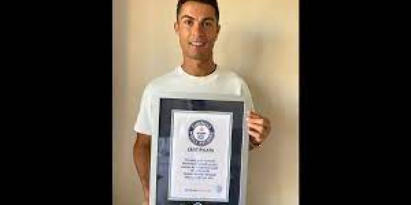 Guinness World Records recognize Ronaldo for most goals scored