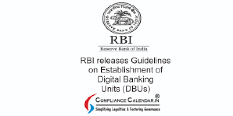 RBI releases Guidelines on Establishment of Digital Banking Units (DBUs)