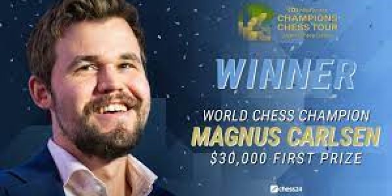Magnus Carlsen wins inaugural Meltwater Champions Chess Tour title