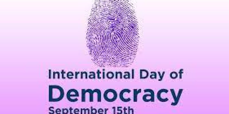 International Day of Democracy: 15 September