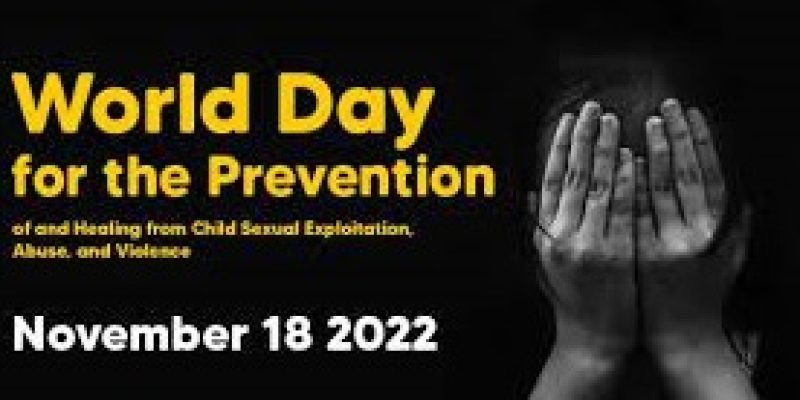 World Day for the Prevention of and Healing from Child Sexual Exploitation
