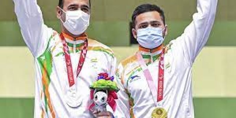 Manish Narwal wins Gold and Singhraj Adhana wins Silver in 50m Mixed Pistol (SH1) at Tokyo Paralympics