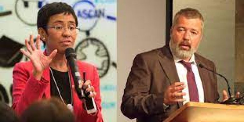 Maria Ressa and Dmitry Muratov wins 2021 Nobel Peace Prize