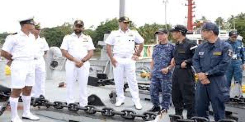 Japanese Maritime Self Defence Ship Visits Kochi