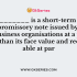 ________ is a source of financing to meet very short-term fund requirements of commercial banks with a provision of renewal
