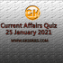 Daily Current Affairs Quiz – 26 Jan