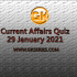Daily Current Affairs Quiz – 28 Jan