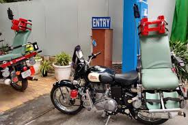 drdo handed over motor bike ambulance rakshita to crpf