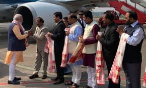 prime minister narendra modi visited assam