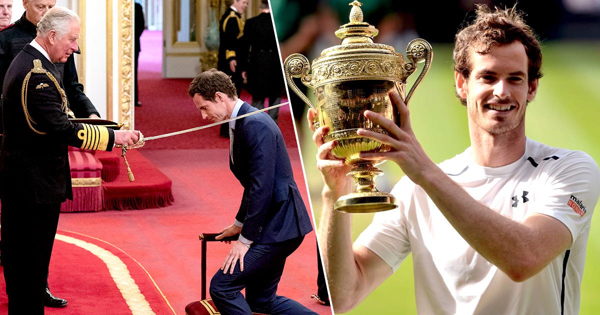 Sir Andy Murray receives knighthood