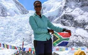 the first black african women to conquer Mt. Everes